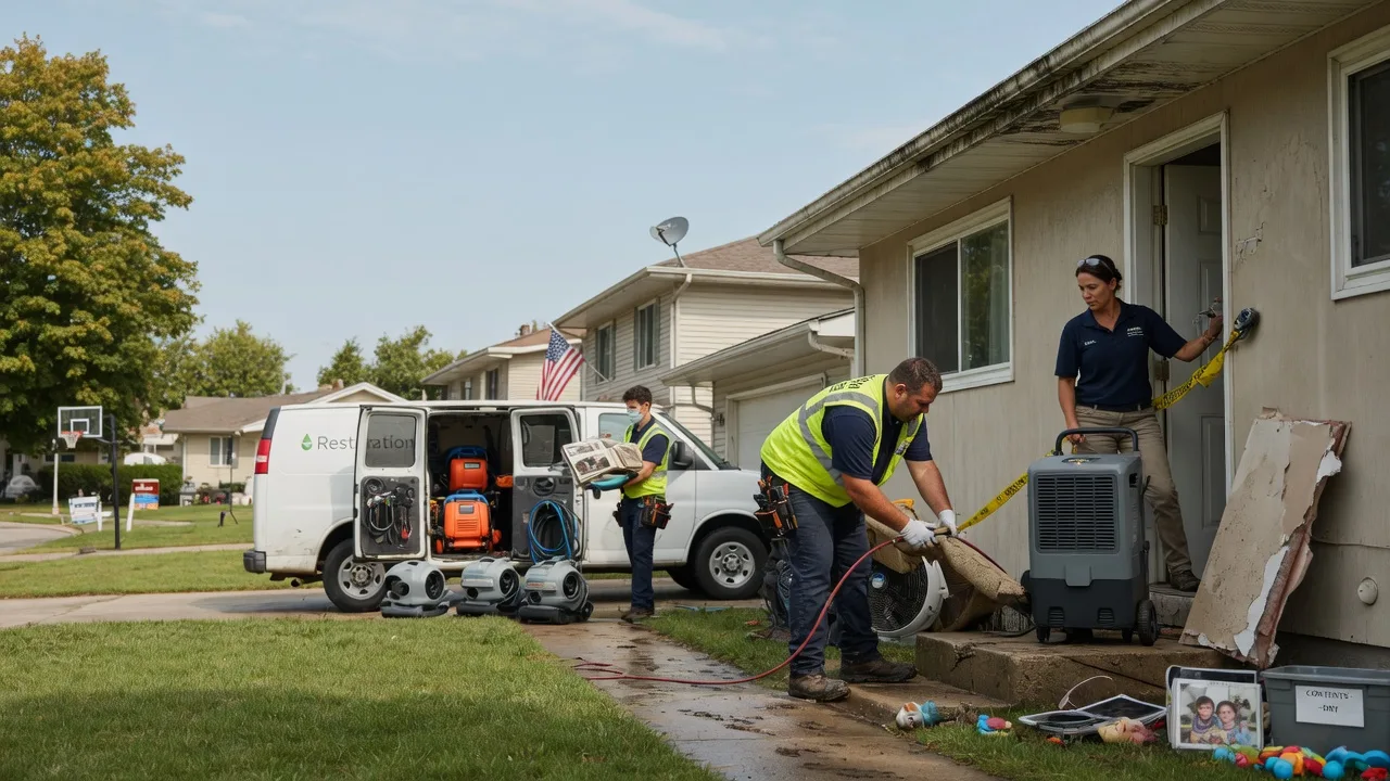 Water Damage Restoration in Covert, MI near me